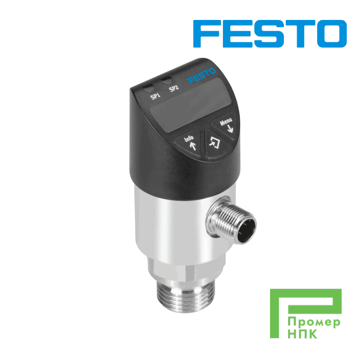 Датчик давления FESTO SPAW-B11R-G12M-2N-M12