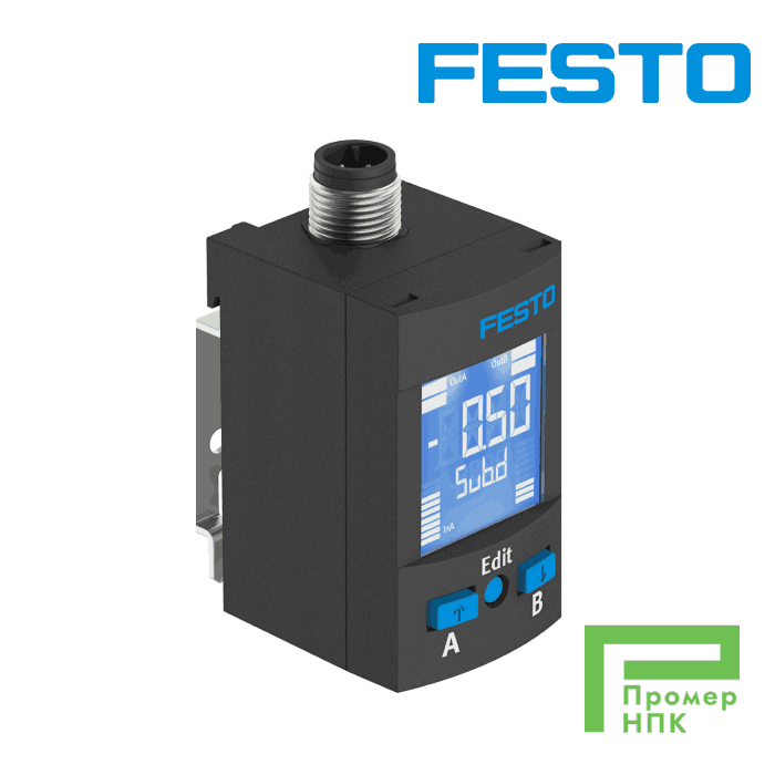 Датчик давления FESTO SPAU-B11R-H-G18FD-L-PNLK-PNVBA-M12U