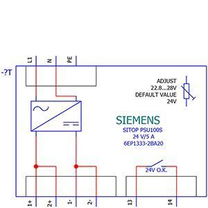 Стабилизированный блок питания SITOP PSU100S Siemens