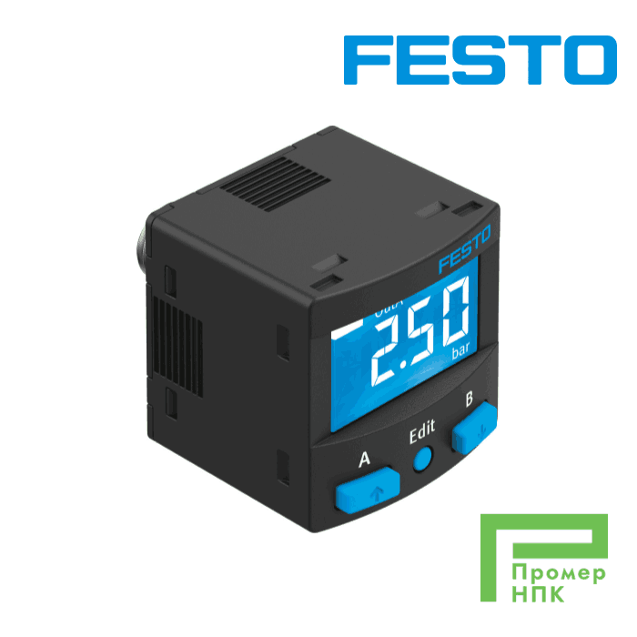 Датчик давления FESTO SPAN-B-B11R-G18M-PN-L1+2,5 С