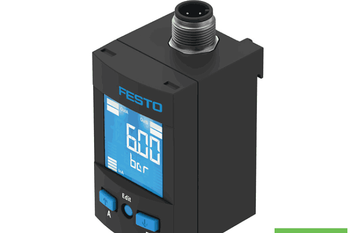 Датчик давления FESTO SPAU-B11R-T-G18FD-L-PNLK-PNVBA-M12U
