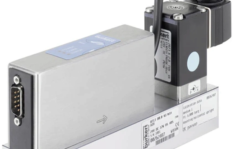 Регулятор массового расхода (MFC) 8713 для газов Burkert